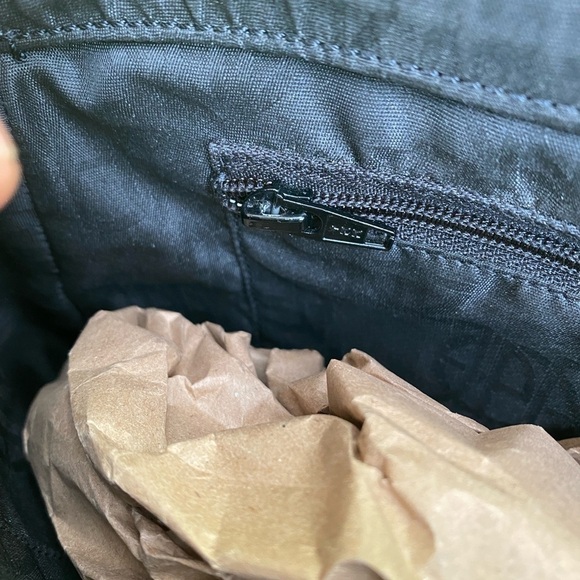 Jean Paul Gaultier Y2K Leather Logo Handbag Baby Bag Purse Black - Picture 6 of 8